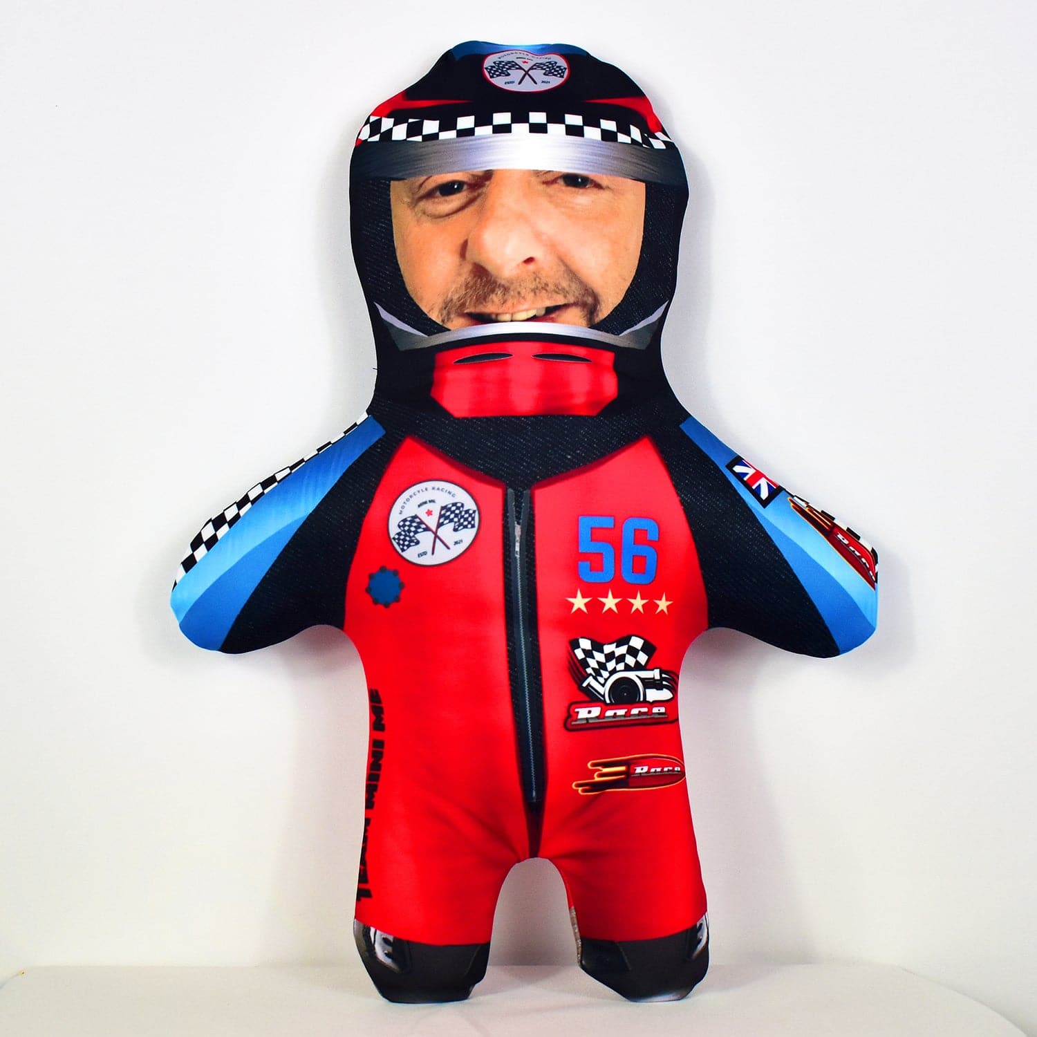 Red Race Car Driver - Personalised Mini Me Doll