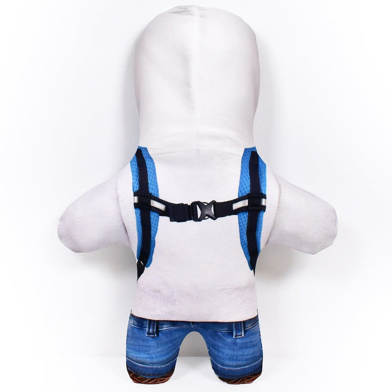 Blue Baby Carrier - Two Faces - Personalised Mini Me Doll