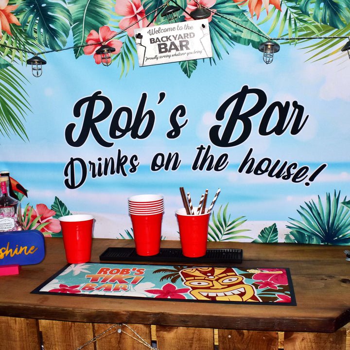 Customer Photo - Custom Text Bar Banner