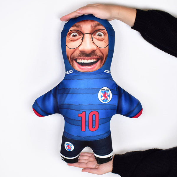 Scotland Kit - Add Your Name And Number - Personalised Mini Me Doll