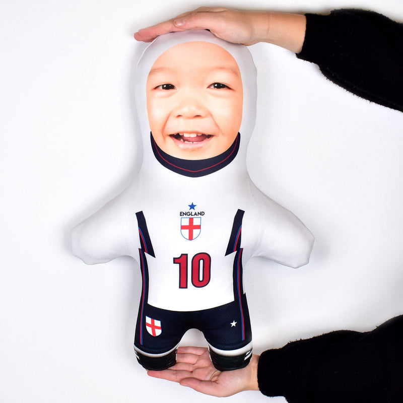 England Kit - Add Your Name And Number - Personalised Mini Me Doll