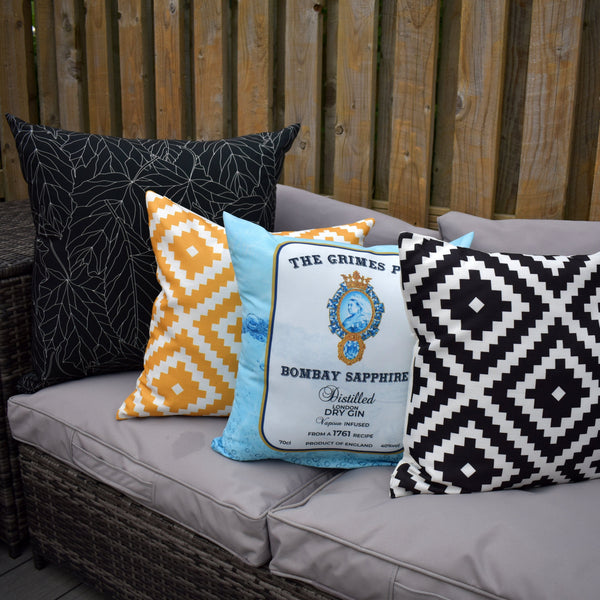 Gin Brand Inspired - Dry Gin - 45cm or 61cm Personalised Pub Cushion