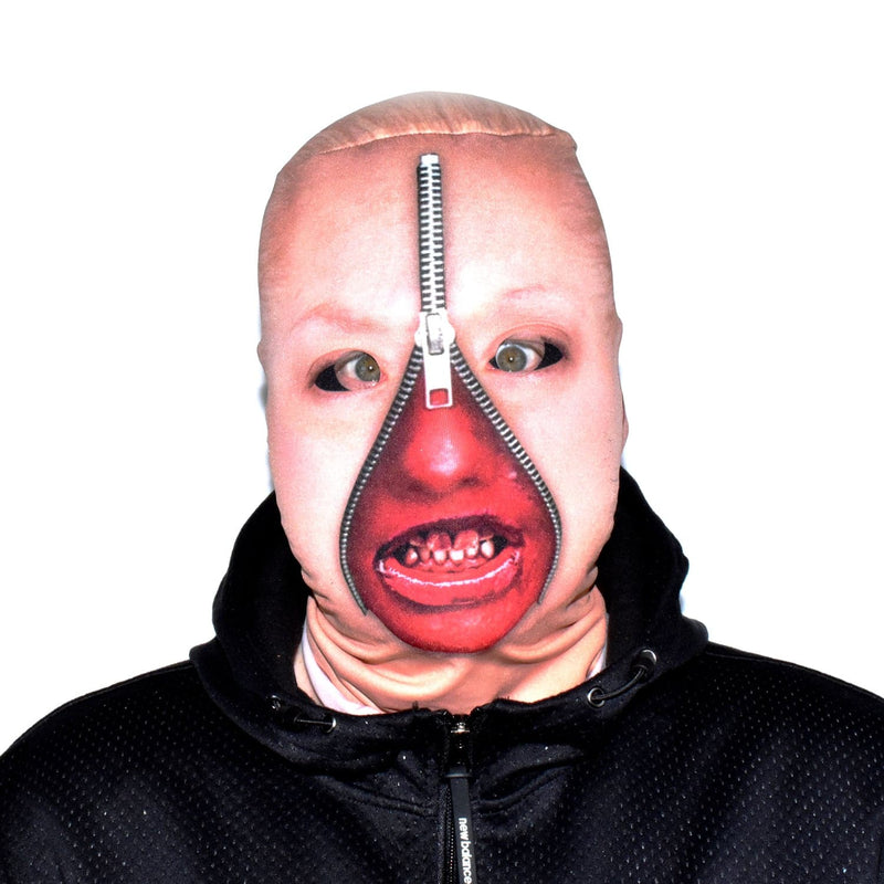 Bleeding Zip Mask Teeth - Faceskin