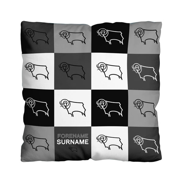 Derby County FC Personalised Cushion