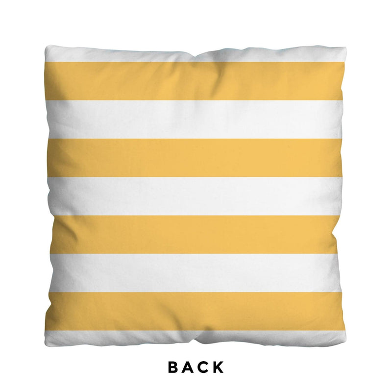 Yellow Striped Dinosaur - 45cm Cushion