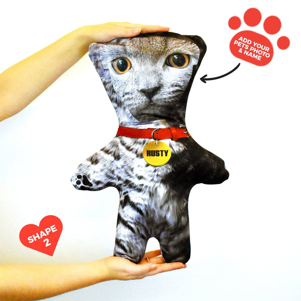 Grey Cat Fur - Personalised Pet Mini Me