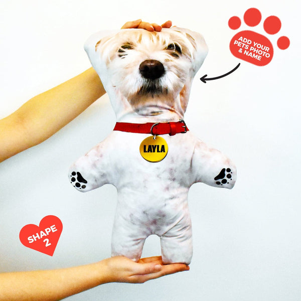 White Dog Fur - Personalised Pet Mini Me