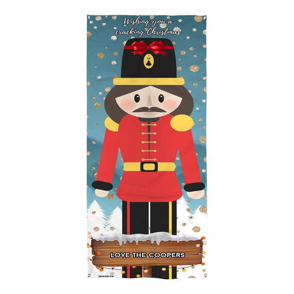 Personalised Text - Nutcracker - Christmas Door Banner