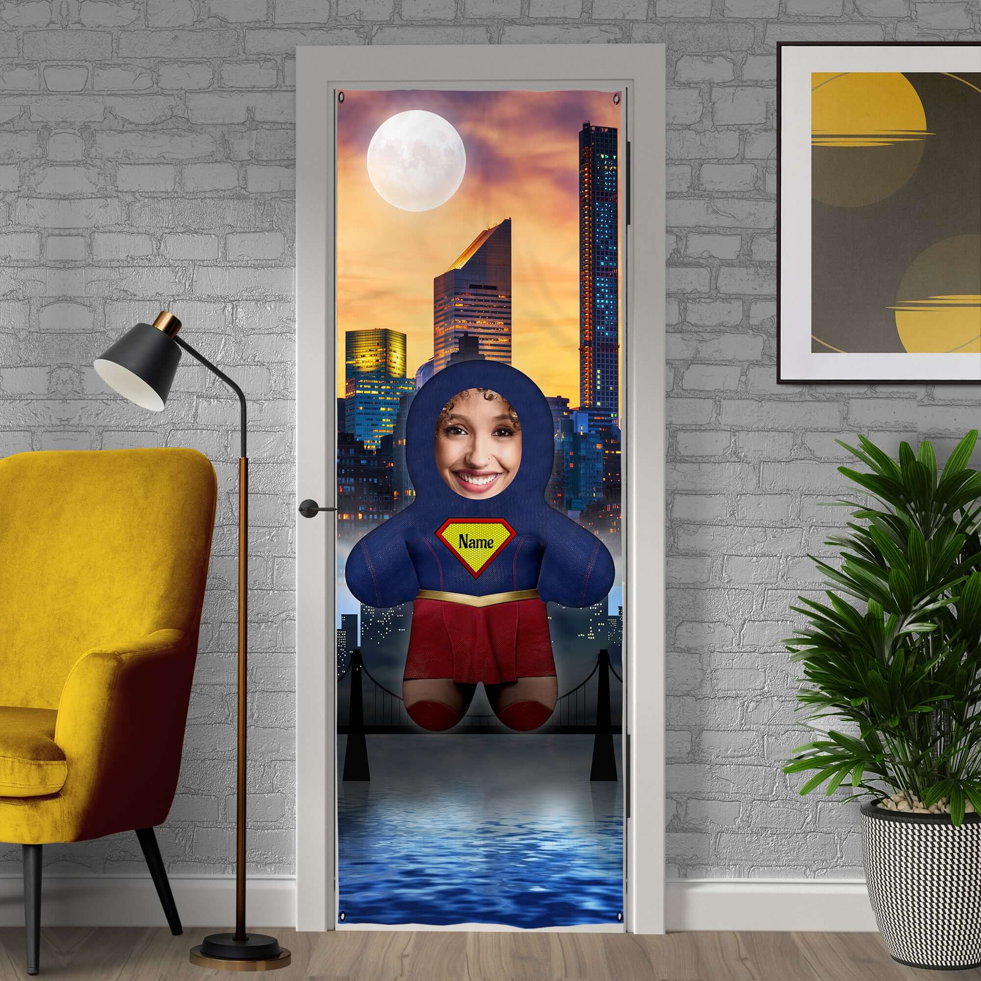 Add Personalised Text - Superwomen - Mini Me World - Door Banner