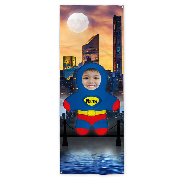 Add Personalised Text - Superman - Mini Me World - Door Banner