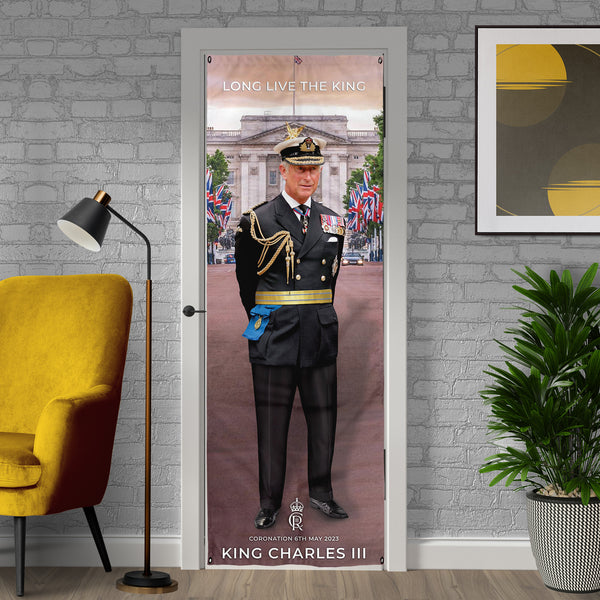 King Charles Coronation - Uniform - Door Banner
