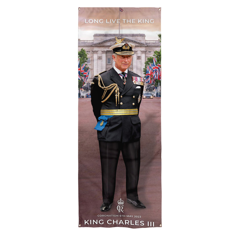 King Charles Coronation - Uniform - Door Banner