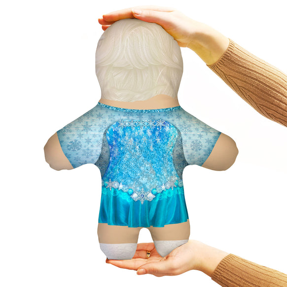 Princess - Ice - Blue Dress - Personalised Mini Me Doll