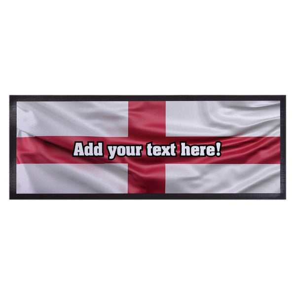 Personalised Bar Runner - England Flag