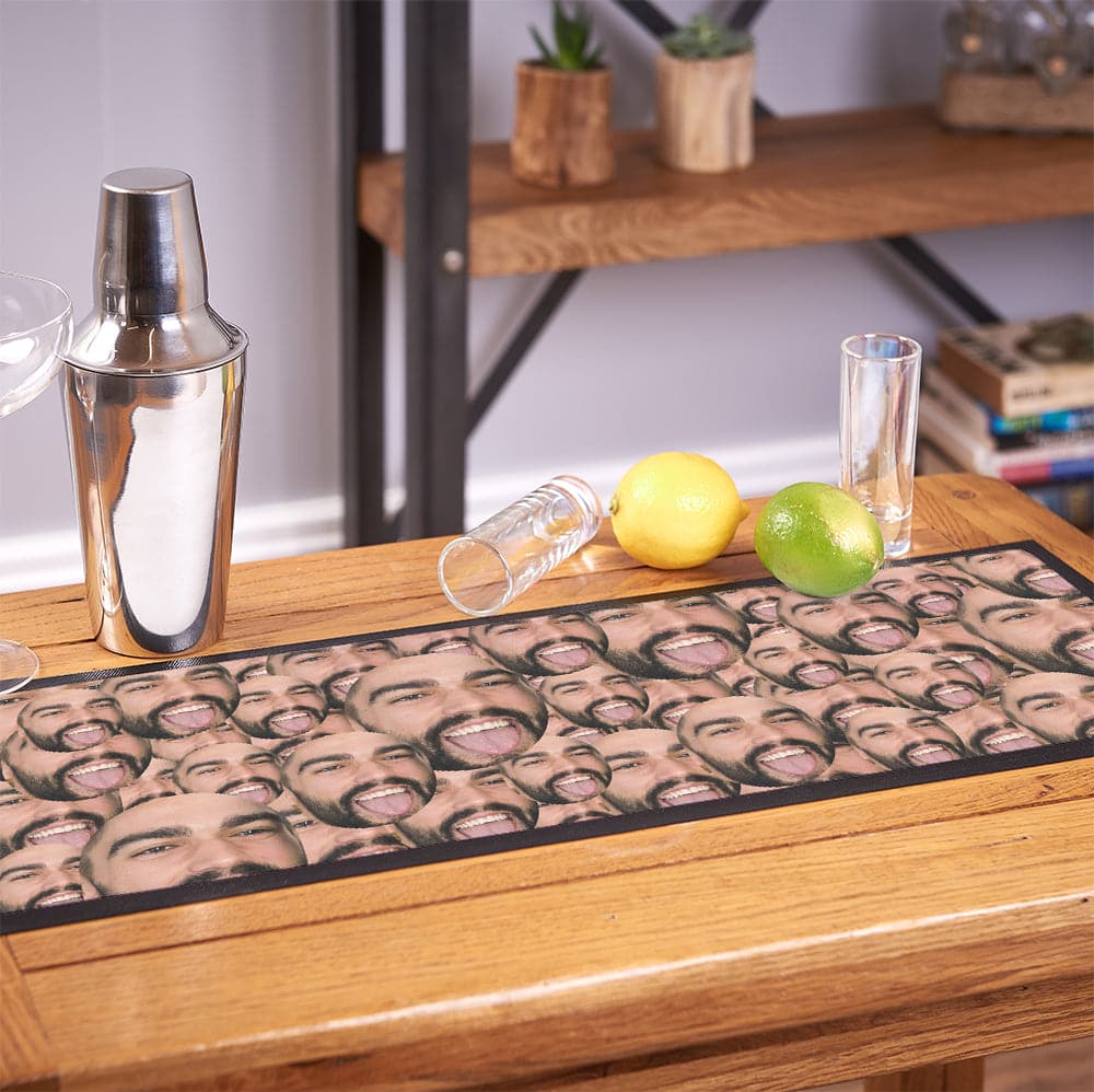 Face All Over Personalised Bar Runner