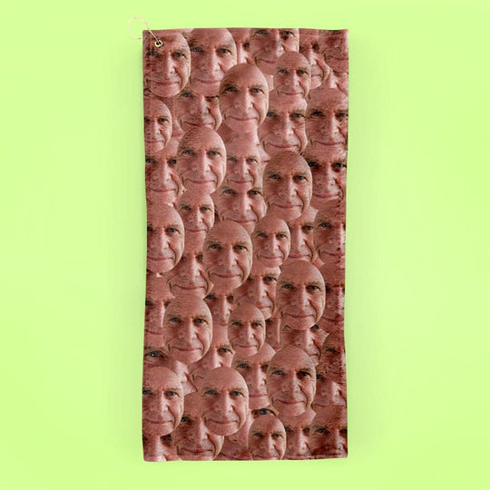 Your Face All Over - Golf Towel