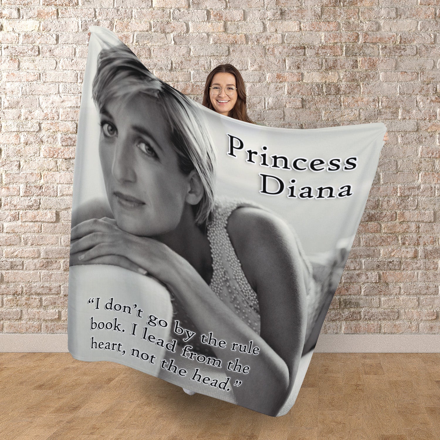 Princess Diana - Rule Book - 150 x 150cm Fleece Blanket