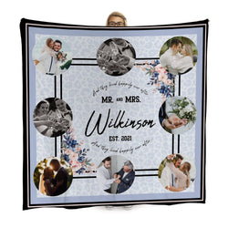 Personalised Wedding Gift Blanket