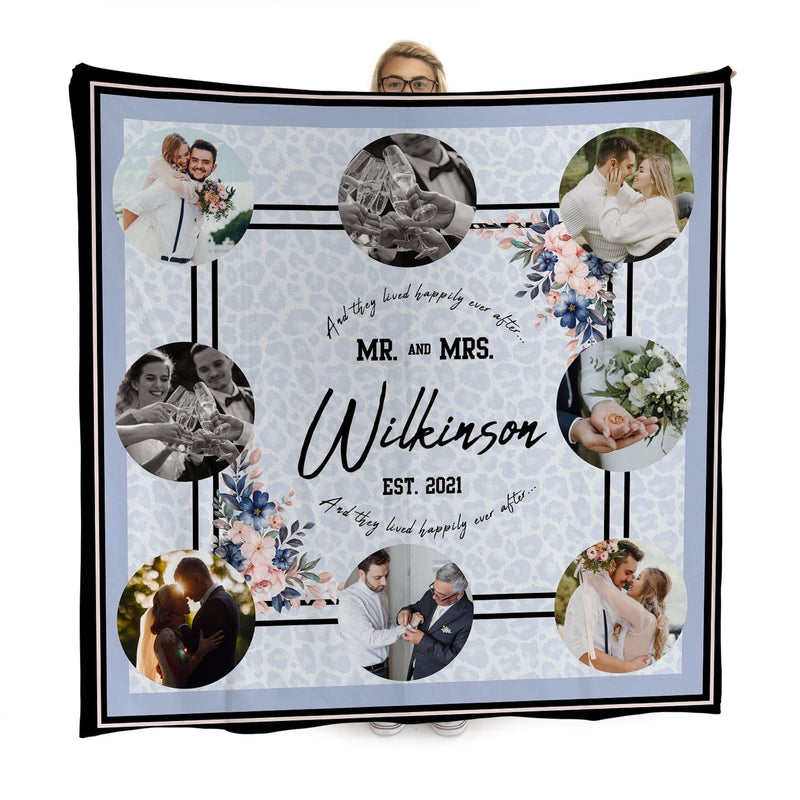 Personalised Wedding Gift Blanket