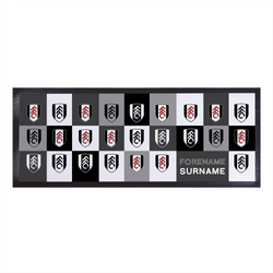 Fulham FC - Chequered Personalised Bar Runner - Officially Licenced