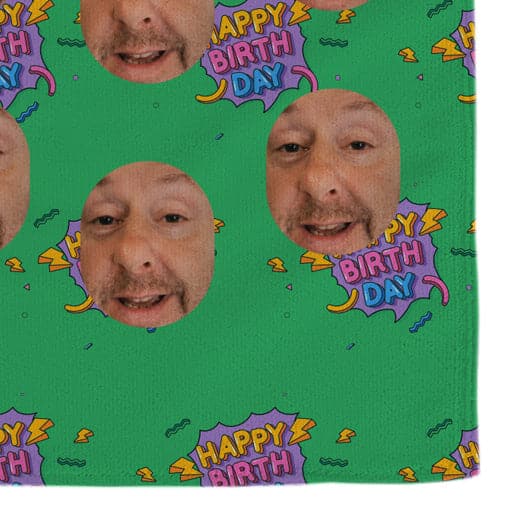 Happy Birthday - Add a Face - Tea Towel