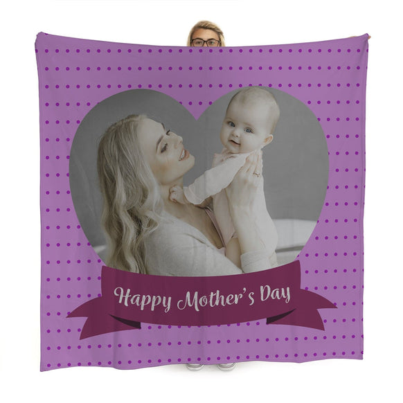 Personalised Mothers Day Fleece Blankets