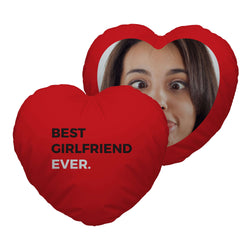 Personalised Heart Photo Cushion | Valentines Cushion