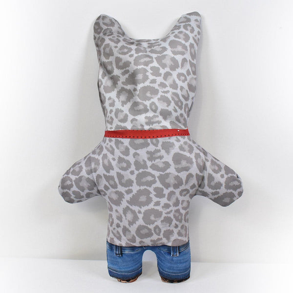 Grey Leopard Hoodie - Personalised Pet Mini Me