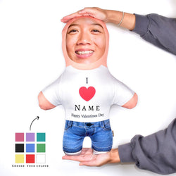 I Love Top - Choose Your Colour - Personalised Mini Me Doll