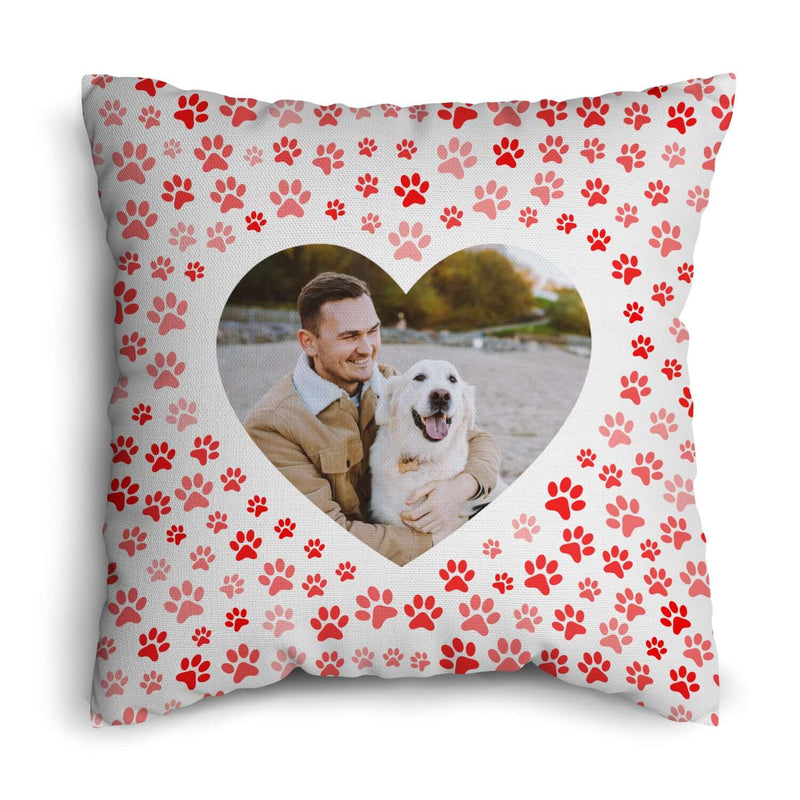 At Least My Dog Loves Me - 4 Photo 45cm Cushion