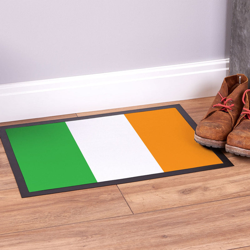 Personalised Door Mat Irish Tri Colour