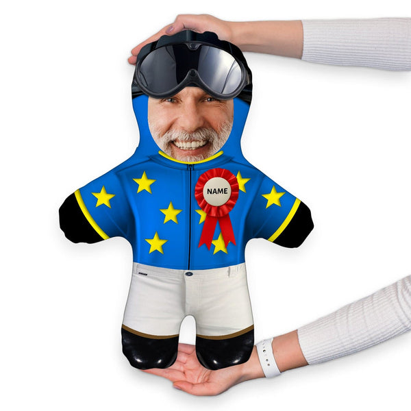 Jockey - Choose Your Silks - Pattern and Colour - Personalised Jockey Mini Me Doll