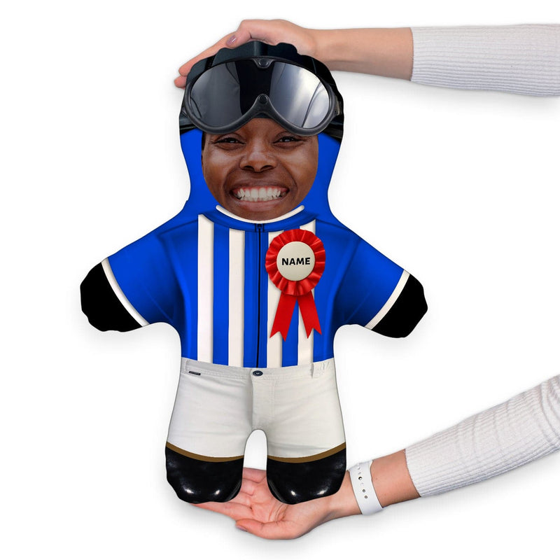 Jockey - Choose Your Silks - Pattern and Colour - Personalised Jockey Mini Me Doll