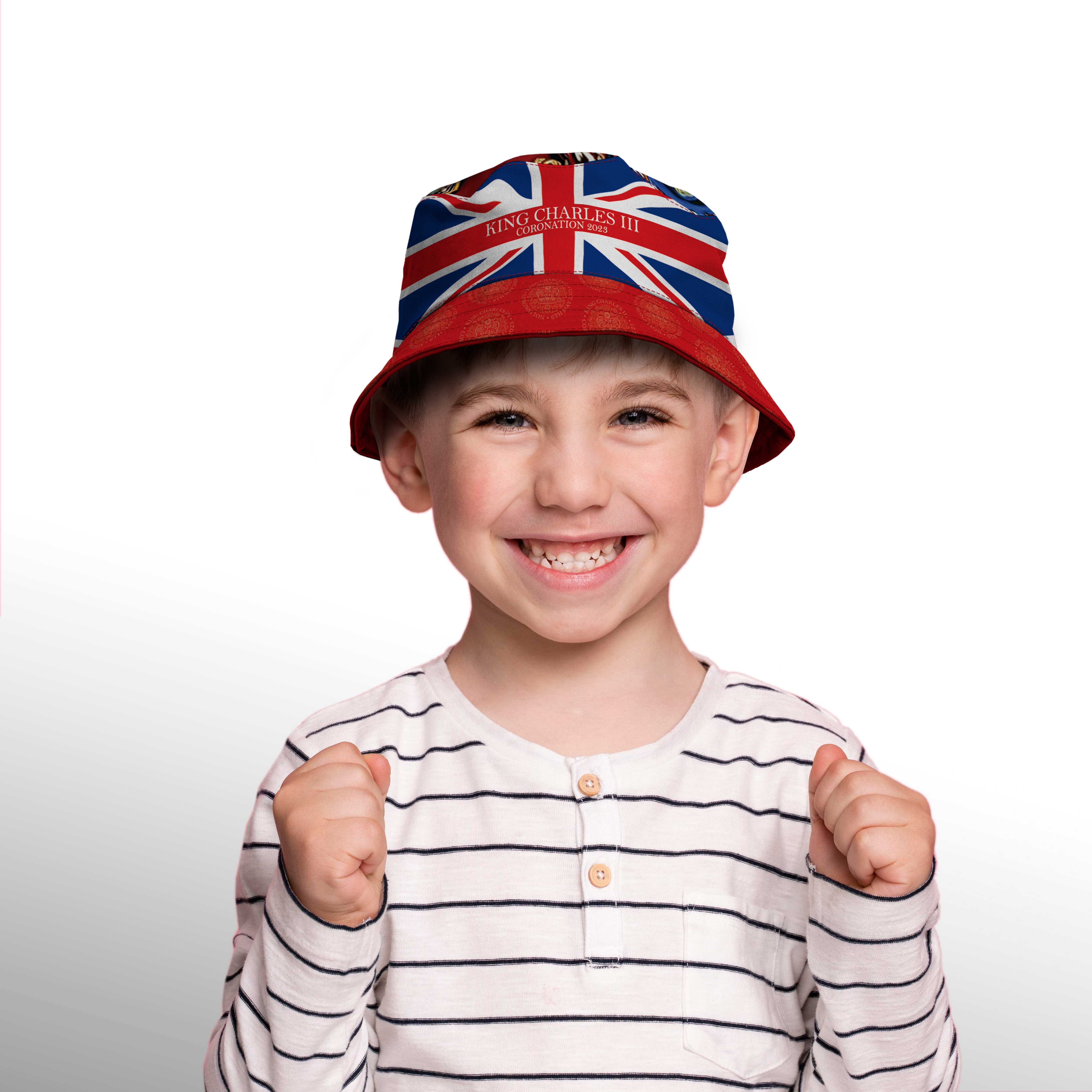 King Charles Commemorative Bucket Hat on child