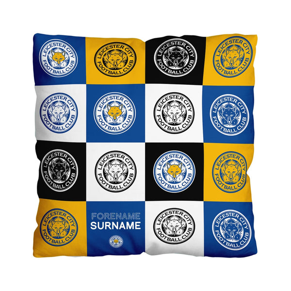 Leicester City FC Personalised Cushion