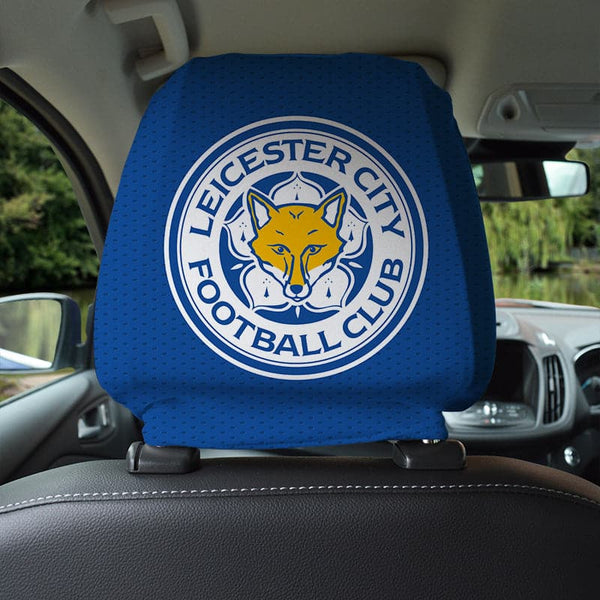 Leicester City FC - Name and Number Headrest Cover - Officially Licenced