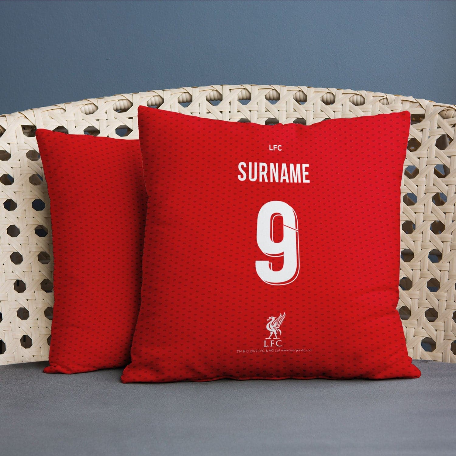 Liverpool FC - Name and Number 45cm Cushion - Officially Licenced