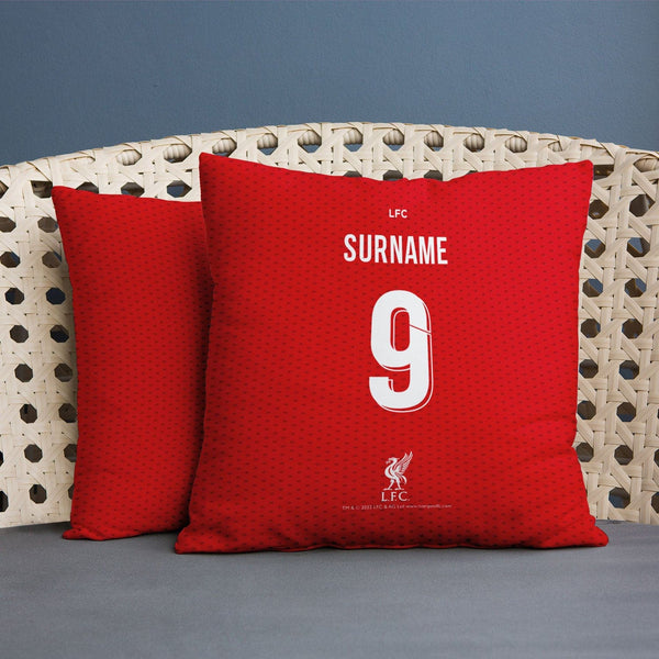 Liverpool FC - Name and Number 45cm Cushion - Officially Licenced