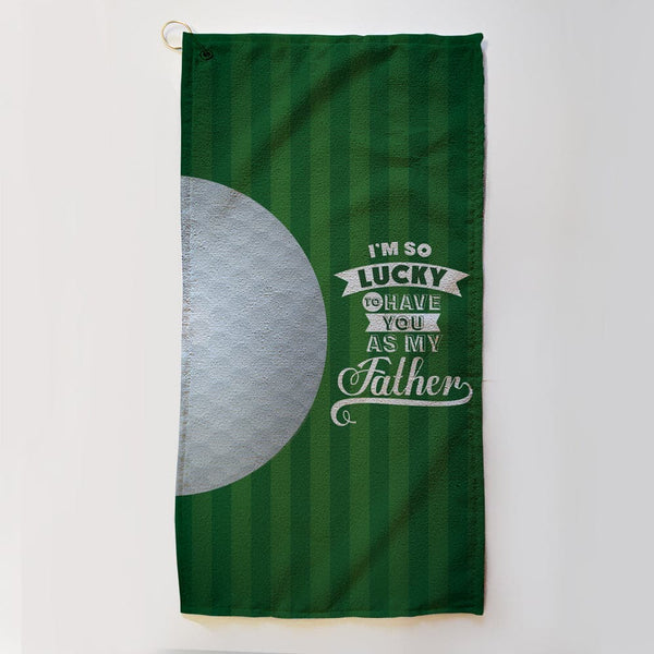 Personalised Fathers Day Golf Towel