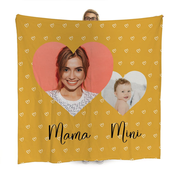 Personalised Mum Photo Blanket