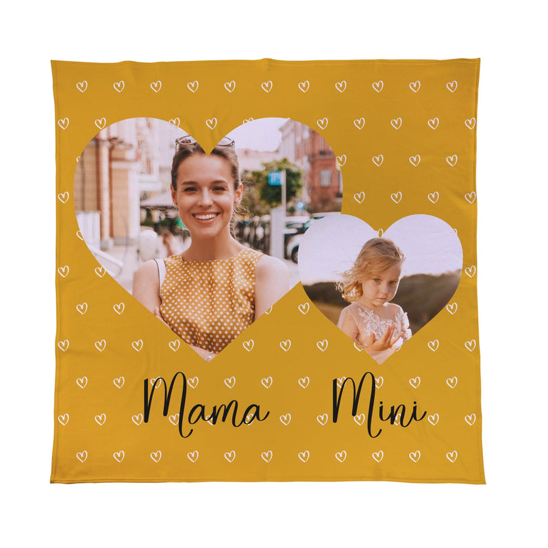 mothers day mama mini fleece blanket throw