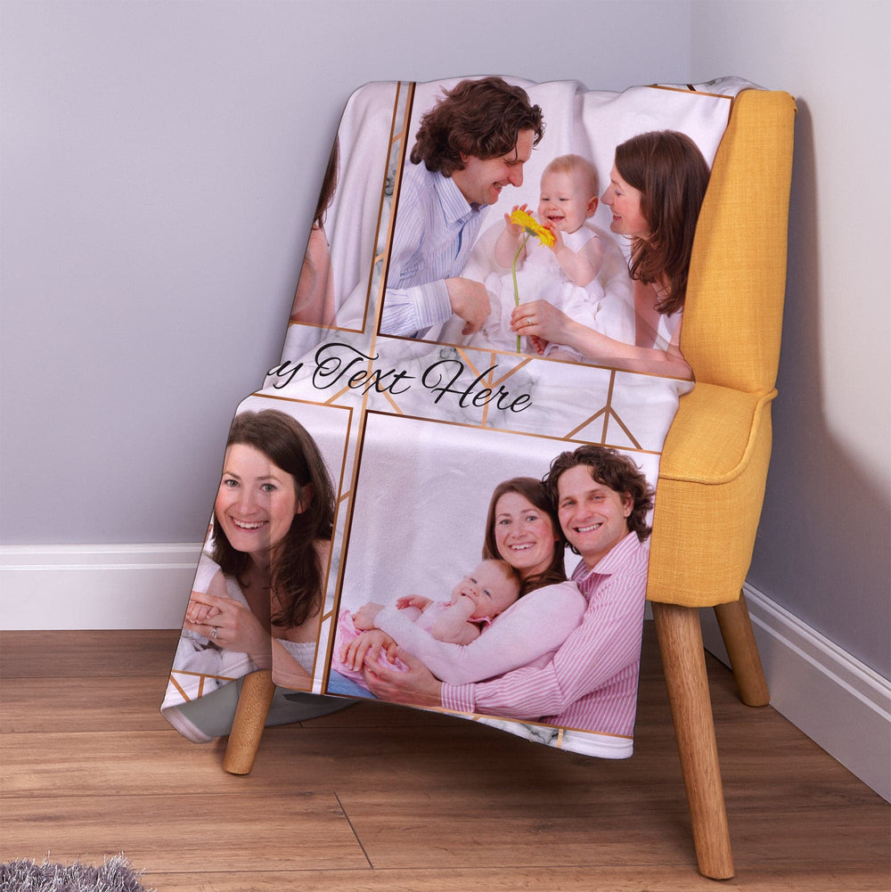 Rose Gold Plush Blankets Pink And Gold Throw Blanket On Sale