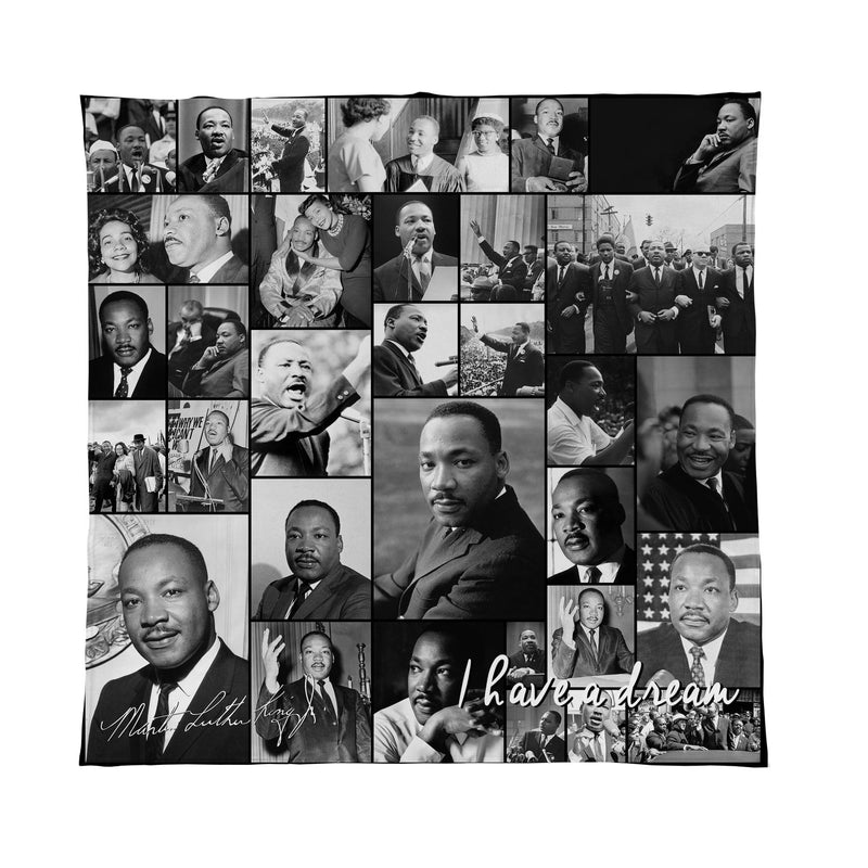 Personalised Celebrity Montage -  Martin Luther King Fleece Throw