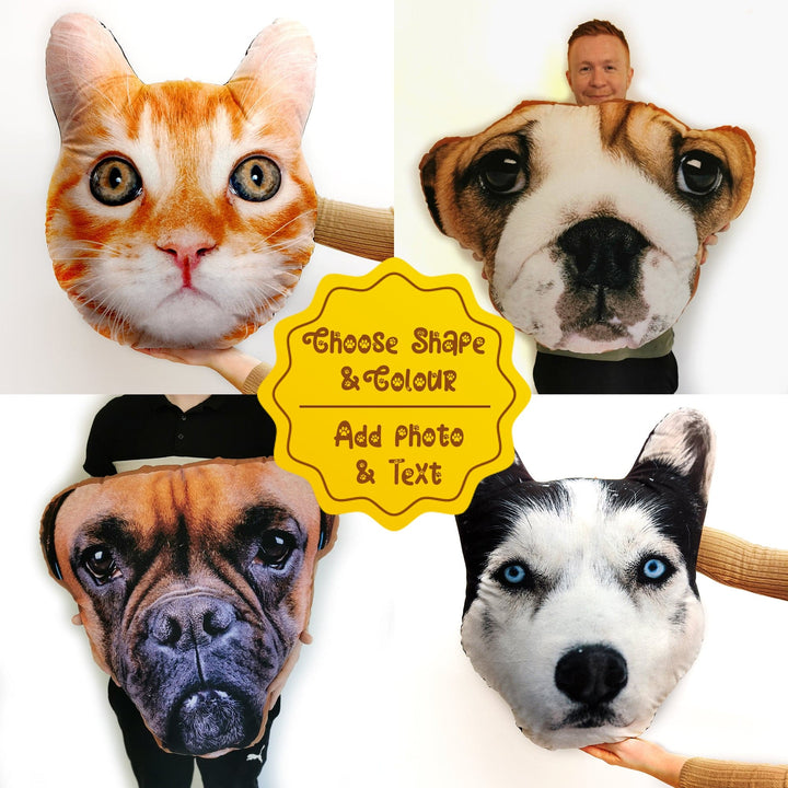 Mega Pet Face Cushion - Create Your Own!