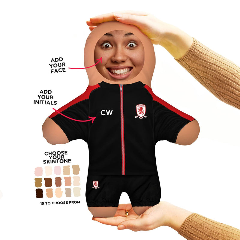 Middlesbrough FC Tracksuit - Personalised Mini Me Doll - Officially Licenced