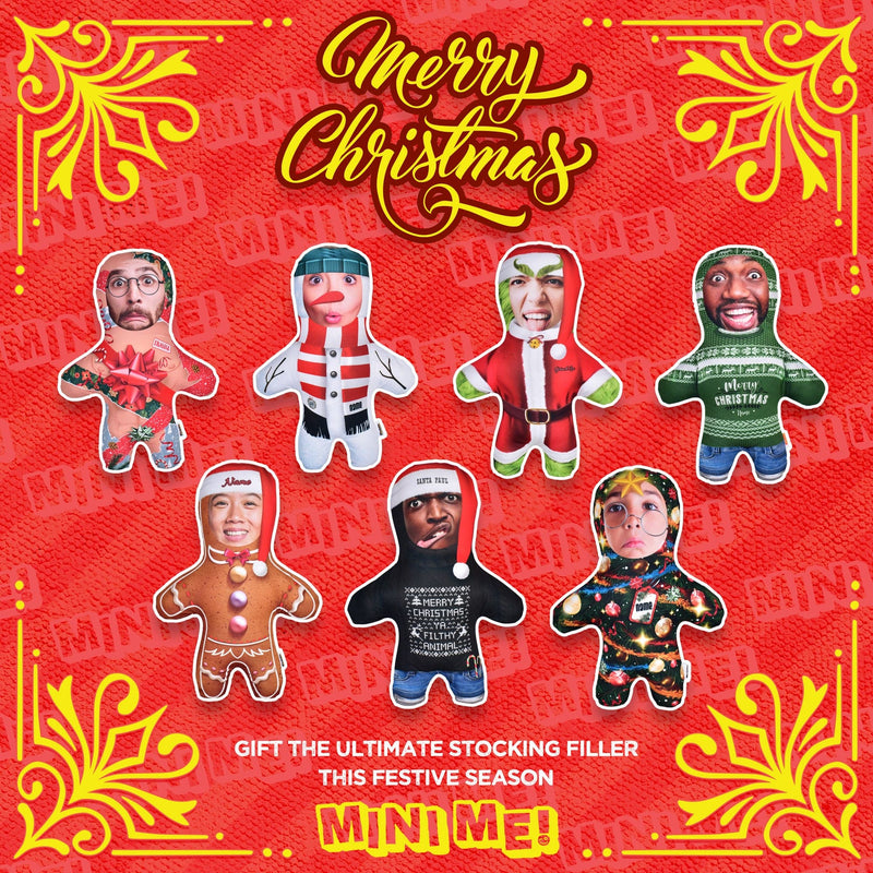 Christmas Undies - Two Variants - Personalised Mini Me Doll