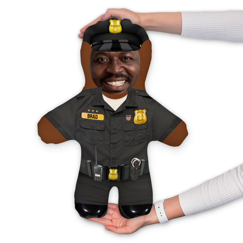 American Police Officer - Personalised Mini Me Doll
