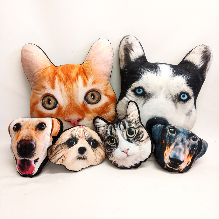 Mega Pet Face Cushion - Create Your Own!