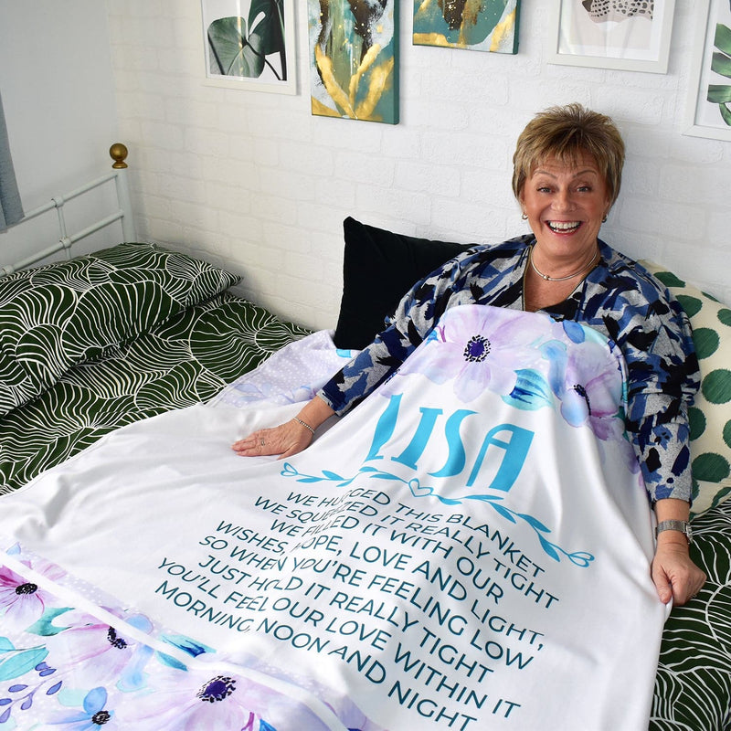 Personalised Photo Fleece Blankets - Made in England