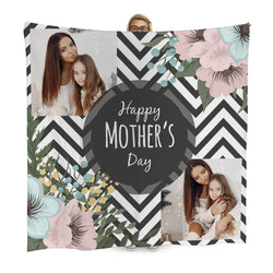 Personalised Photo Mothers Day Blanket